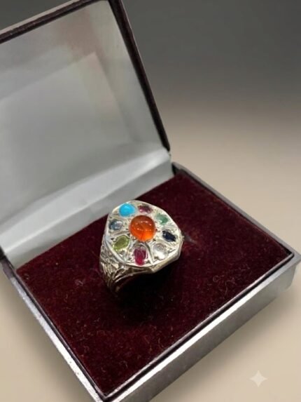 Sacred Navratna Spiritual Talisman Ring