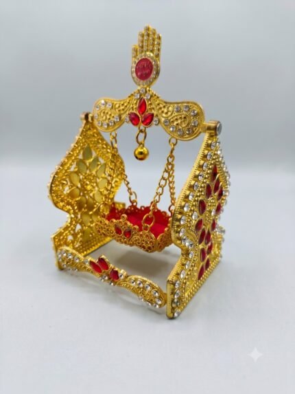 Ornate Golden Hazrat Ali Asghar (A.S) Jhula / Gehwara Mubarak