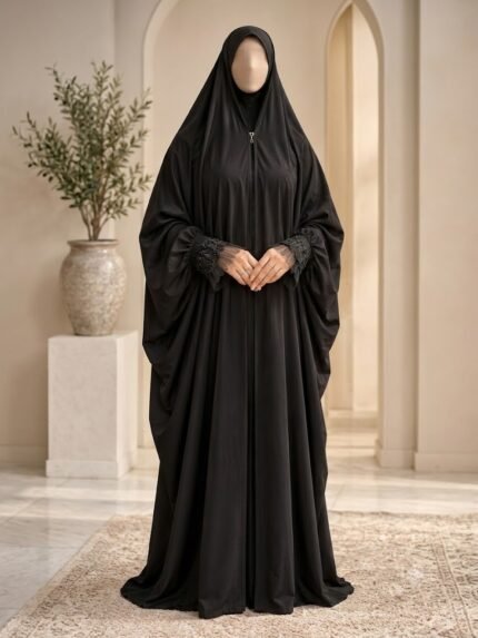 Luxury Black Irani Chadar Abaya