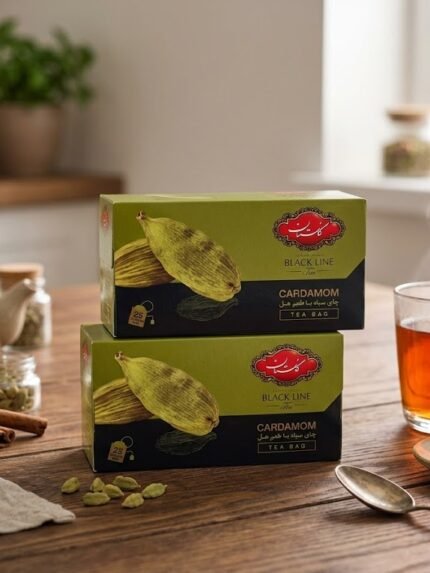 Golestan Black Line Cardamom Tea