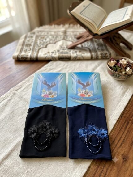 Banoo Floral & Beaded Hijab Hand Sleeves