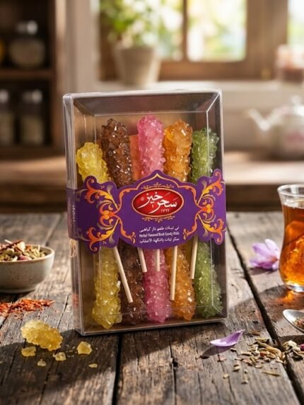 Saharkhiz Herbal Flavored Rock Candy Sticks