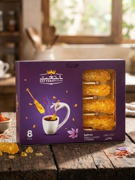 Paytakht Persian Saffron Rock Candy Stirrers